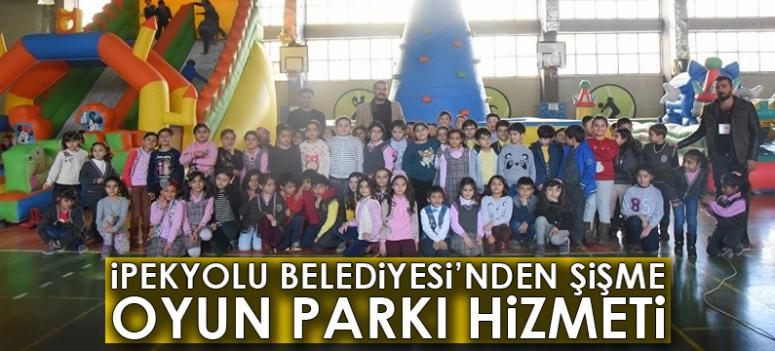 İpekyolu Belediyesinden şişme oyun parkı hizmeti