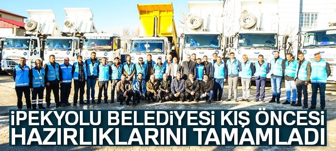 İpekyolu Belediyesi kış öncesi hazırlıklarını tamamladı