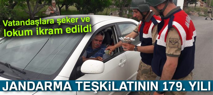 Jandarma teşkilatının 179. yılı