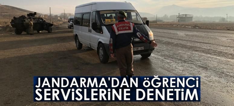 Jandarmadan öğrenci servislerine denetim