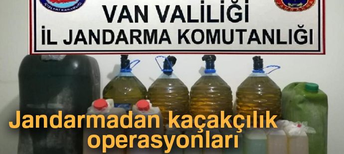 Jandarmadan kaçakçılık operasyonları