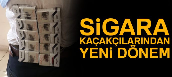 Sigara kaçakçılarından yeni yöntem