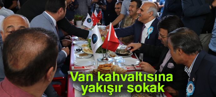 İpekyolu Belediyesinden Van kahvaltısına yakışır sokak