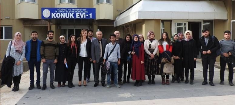 Kaymakam Uçar, üniversite öğrencileriyle bir araya geldi