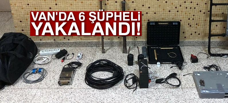 Jandarma izinsiz kazı yapmak isteyen 6 şüpheliyi yakaladı