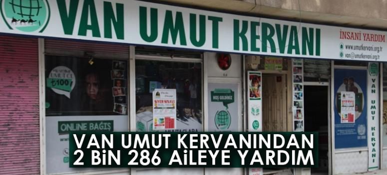 Van Umut Kervanından 2 bin 286 aileye yardım