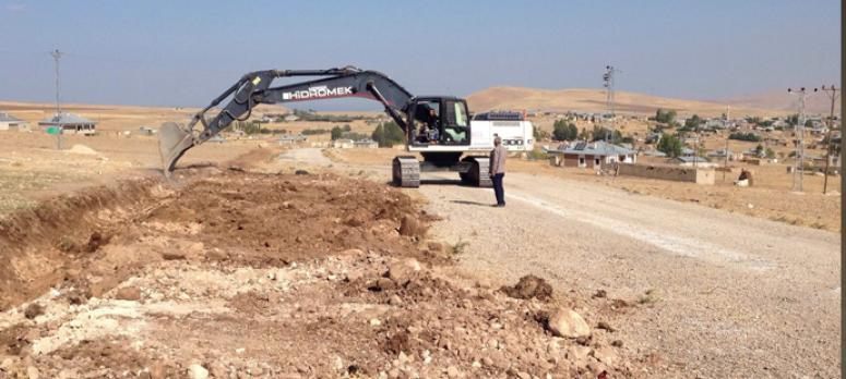Abalı Kayak Merkezinde yol ve otopark çalışması