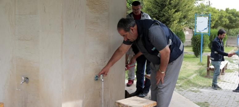 VASKİ, bozuk muslukları yenisiyle değiştirdi