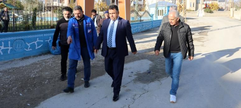 VASKİ Genel Müdürü Tekataş, sorunların çözümü için mahalle ziyaretlerine devam ediyor