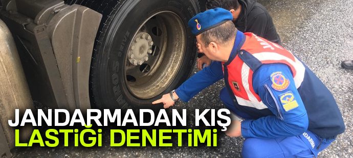Jandarmadan kış lastiği denetimi