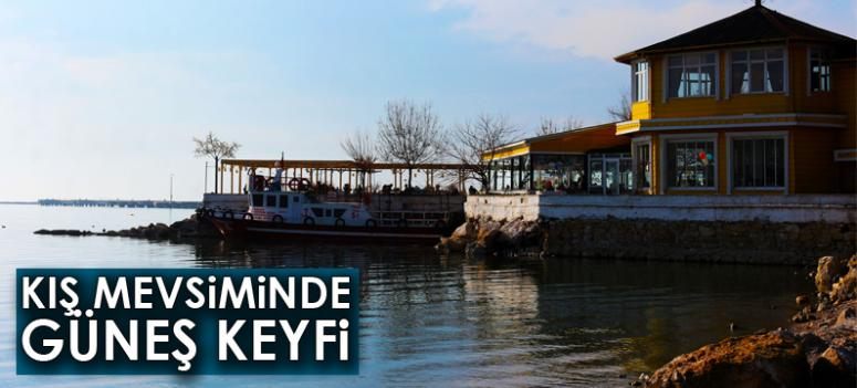 Kış mevsiminde güneş keyfi