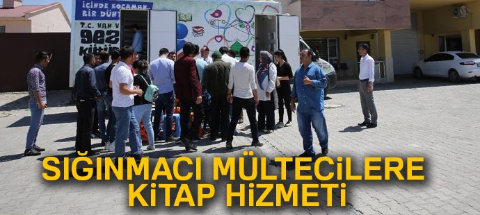 Sığınmacı mültecilere kitap hizmeti