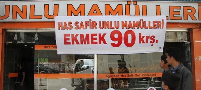 Bu fırında ekmek 90 kuruş