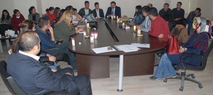 Mahalle okul yöneticilerine yönelik iş yeri sağlık ve güvenlik toplantısı