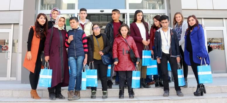 Engelli öğrencilerden Lokman Hekim Van Hastanesi