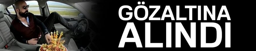 Trafikte meyve tabağı ve tespihle seyreden sürücü gözaltına alındı