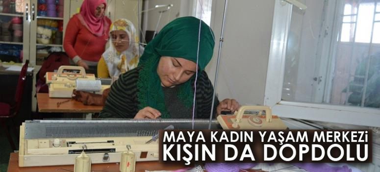 Maya Kadın Yaşam Merkezi kışın da dopdolu