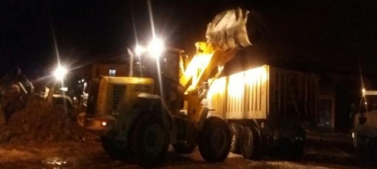 Çaldıran Belediyesinden kar mesaisi