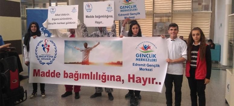 Edremit Gençlik Merkezinden örnek çalışma