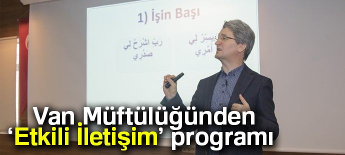 Van Müftülüğünden 