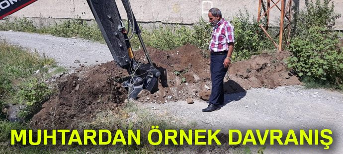 Muhtardan Örnek Davranış