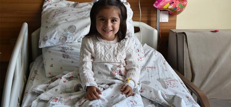 Minik Tuana ağrılarından kurtuldu