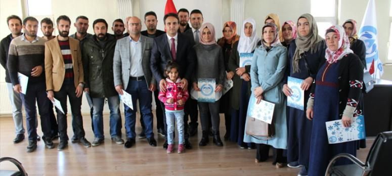 Çaldıran belediyesinden bir örnek kurs daha