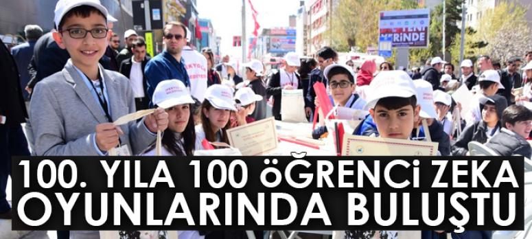 100. yıla 100 öğrenci zeka oyunlarında buluştu