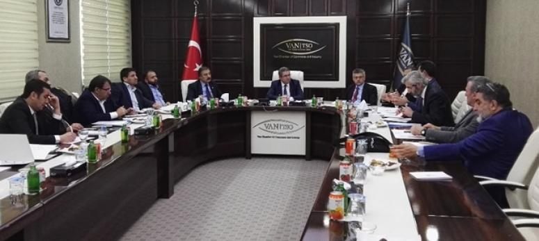 Van Ekonomi Konseyi toplandı