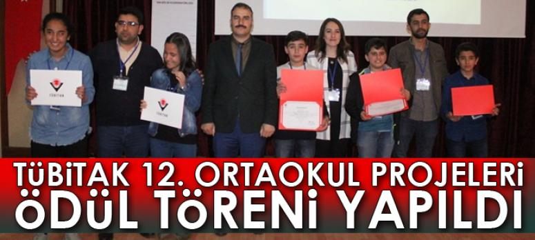 TÜBİTAK 12. Ortaokul Projeleri ödül töreni yapıldı