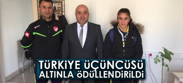 Türkiye üçüncüsü altınla ödüllendirildi
