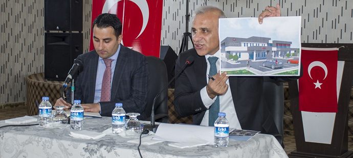 Vali Zorluoğlu Saray ilçesini ziyaret etti