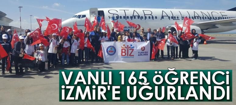 Vanlı 165 öğrenci İzmir