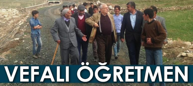 60 yıl önce görev yaptığı köyü unutamadı