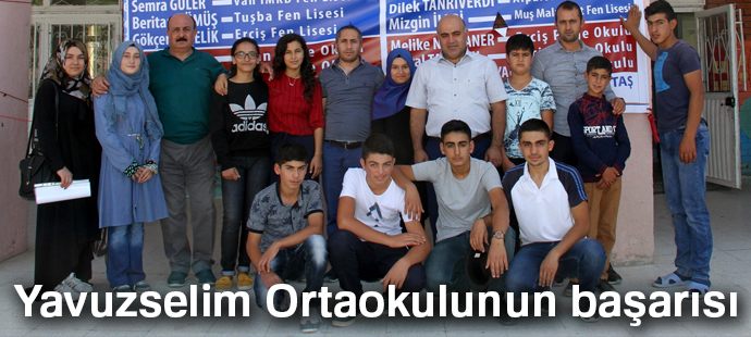 Yavuzselim Ortaokulunun başarısı
