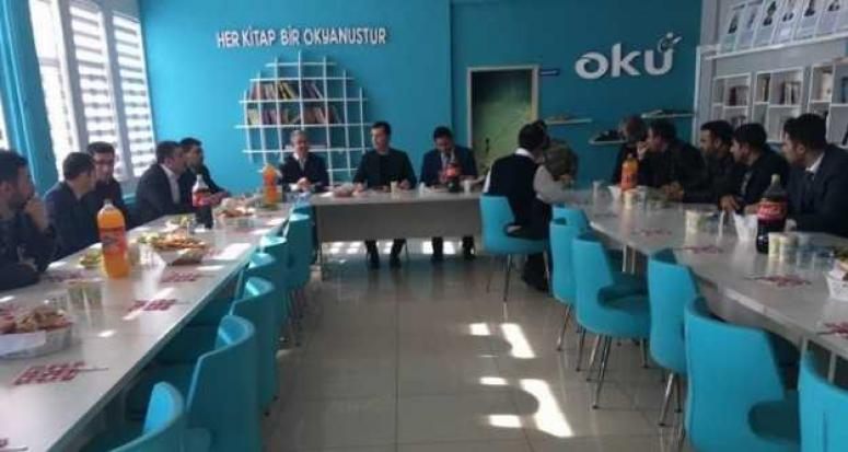 Kaymakam Vardar, kurum amirleriyle bir araya geldi
