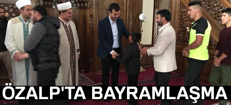 Özalp ilçesinde bayramlaşma