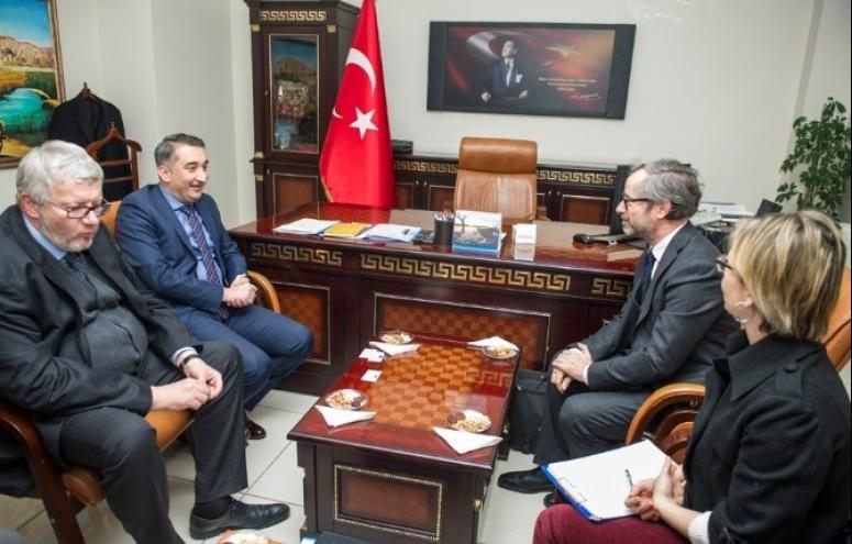 AB Türkiye Delegasyonu heyetinden Mehmet Parlak