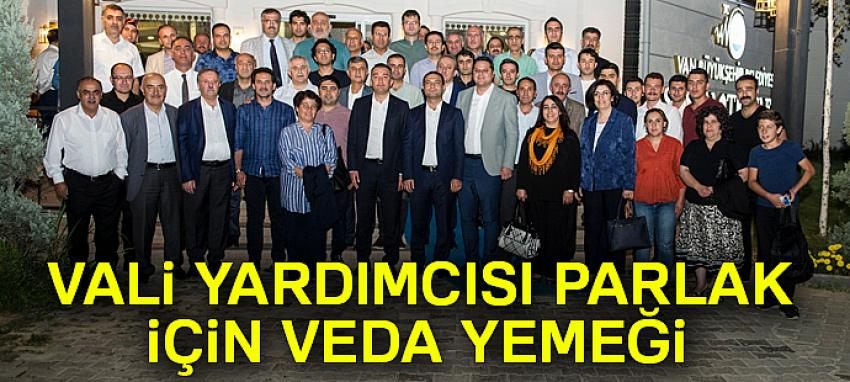 Vali Yardımcısı Parlak için veda yemeği