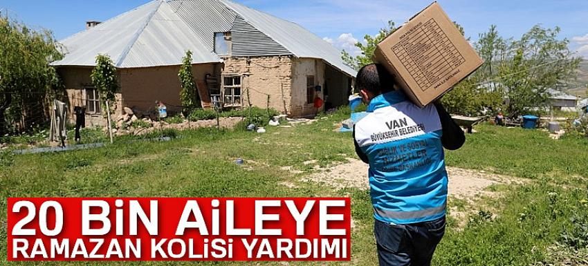 Van Büyükşehir Belediyesi 20 bin aileye Ramazan kolisi dağıtıyor