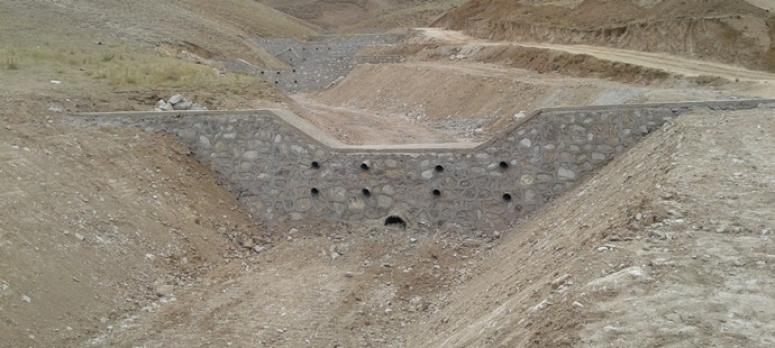 Çaldıran Ovasında taşkın riski azaltılıyor