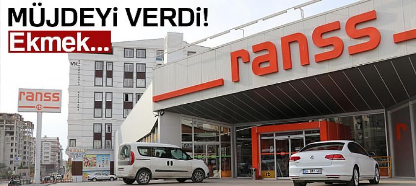 Ranss şubelerinde ekmek 59 kuruş 