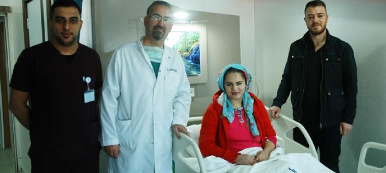 Yıllardır çektiği ağrılarından kurtuldu