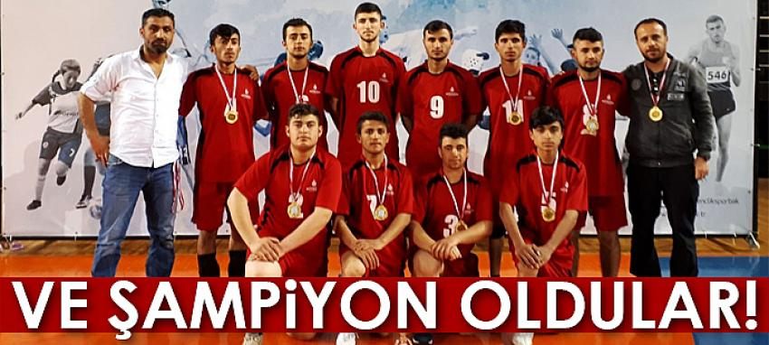 Vanlı işitme engelliler Türkiye şampiyonu oldu