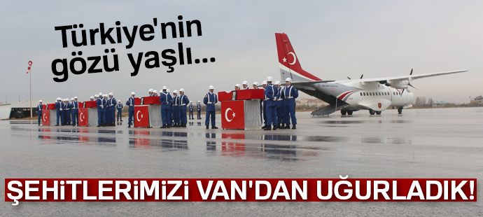 Şemdinli şehitleri memleketlerine uğurlandı