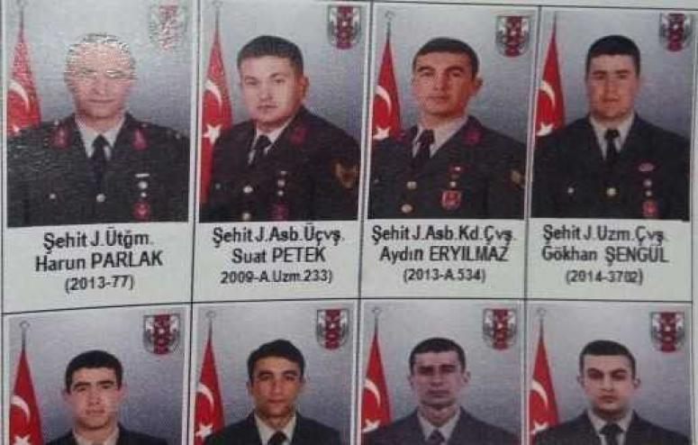 Başbakan Binali Yıldırım şehitlerin uğurlama törenine katıldı
