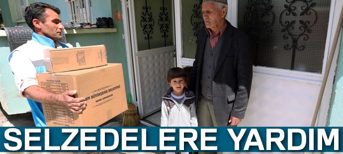 Van Büyükşehir Belediyesi, selzedelere yardımda bulundu