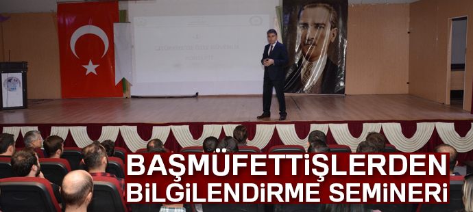 Başmüfettişlerden 