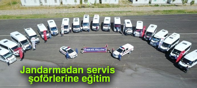 Jandarmadan servis şoförlerine eğitim