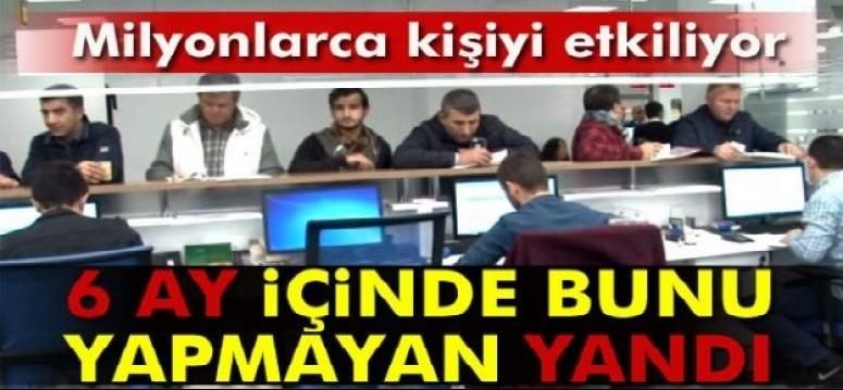 Sicil affından yararlanmak için 6 ay var